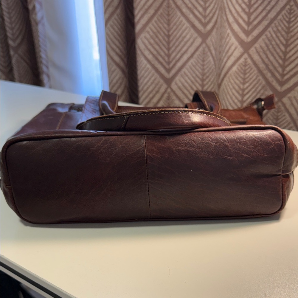 Wild West Los Angeles X Free People artisan leather tote bag - Picture 2 of 15